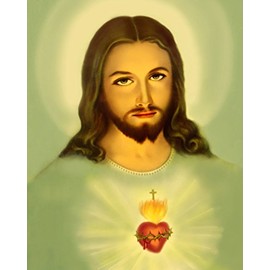 Sacred Heart of Jesus 08X10 Catholic Print