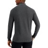 Alfani Men's Quarter-Zip Sweater, Charcoal[ M]