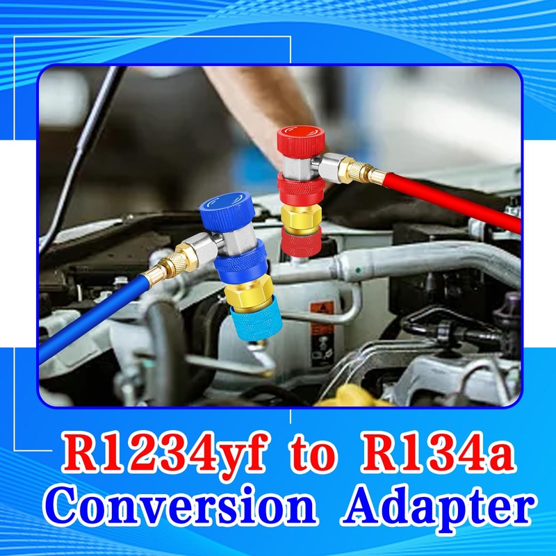 R1234yf to R134a Adapter, 1234yf to 134a Adapter Kit, R1234yf