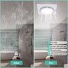 Bathroom Exhaust Fan with Light, 3000K/4500K/6000K Selectable, 110 CFM 1.0