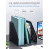 Sivelike A4 File Holder Folding Bookshelf,1 Year Warranty,3 Vertical Compartments