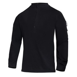 Rothco 19621 1/4 Zip Tactical Airsoft Combat Shirt Color : Black,Size : 3XL