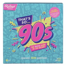 That’s So 90s Team Trivia Set Game For Families, Groups, and Parties