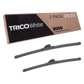 TRICO White 24 & 22 inch 2 Pack Fits Select Nissan, Chrysler, Dodge 35-2422