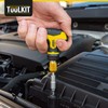 Tuulkit 18 Piece Ratchet T-Handle Screwdriver Set, Portable Tool Kit