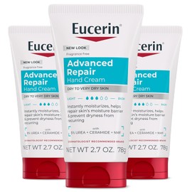 Eucerin Advanced Repair Hand Creme, 2.7 Ounce (Pack of 3)
