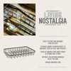 KitchenCraft Living Nostalgia Wire Cutlery Organiser Tray, 5 Section Cutlery