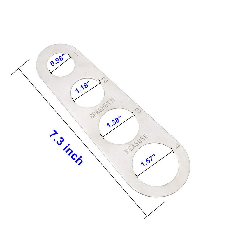 Stainless Steel Spaghetti Measure Tool, 4 Serving Portion Control Cooking