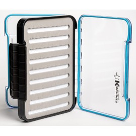 Kingfisher Fly Fishing Waterproof Fly Box Perfect for Large Flies and Saltwater Flies