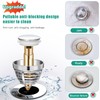 Diboniur Upgraded Bathroom Sink Plug, Universal Pop Up Bidet Plug,