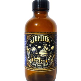 Jupiter Juice Dog Ear Treatment - Treats 'Stink Ear', Yeast, Fungal, and Bacterial Problems & Itching in Canine Ears. Safe and Effective Dog Ear Medicine