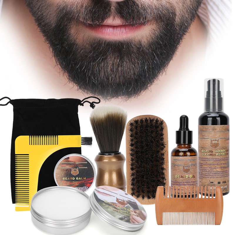 SEFUDUN Beard Grooming Kit for Men Beard Oil Beard Brush