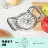 LIIGEMI 5.5 Inch Extra Large Apple Slicer,16-Slice Thin Apple Slicer