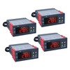 SYWAN 4Pcs STC-1000 110V-220V Digital LED Temperature Controller, Microcomputer Digital
