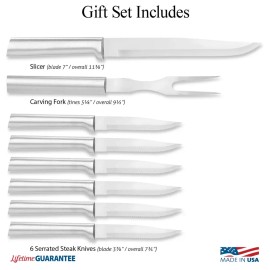 RADA CUTLERY S7S MEAT LOVER'S GIFT SET ALUMINUM HANDLE MADE IN USA