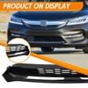 YLT AUTO Front Bumper Lower Mesh Grill Grille W/Chrome Trim