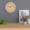 Cander Berlin MNU 7930 A Children's Wall Clock Wood Silent