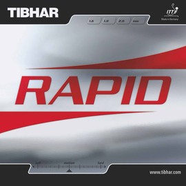 Tibhar Rubber Rapid, Red, 1.6 mm