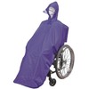 Angel Wheelchair Rain Coat Care Rain Purple