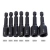 ExcLent 7pcs M4-M14 1/4" Hex Shank M4-M14 Tap Adapter for