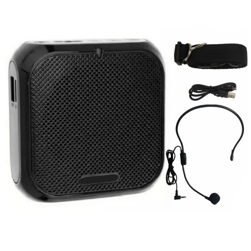 Wired Voice Amplifier Professional Mini Lightweight Microphone Amplifier with Lavalier
