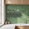 MOP Green Hexagon Mother of Pearl Backsplash Tile 1 Sheets