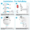 wochel wochel Adjustable Baby Monitor Mount for HelloBaby HB65/HB40/HB6550/HB66/HB6339/HB6550 Pro,