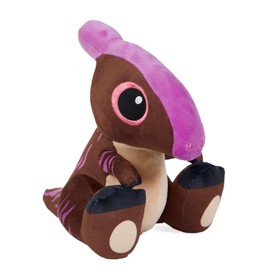 Mattel Jurassic World: The Chaos Theory Parasaurolophus Dinosaur Plush Toy with Light Up Function, Movable Legs, 10 Inch Soft Collectable Figure, HWD81, HWD81