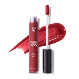 FV High-Shine Liquid Lipstick, Long Lasting & Non-Sticky, Vegan & Cruelty-Free, Nourishing & Highly Pigmented Lip Gloss, Royal-Glossy