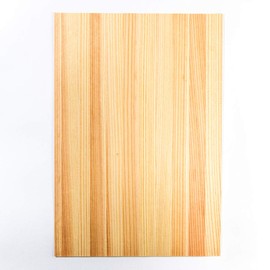 Forest Paper, Ultra Thin, Natural Wood Paper, Cedar, Line, Postcard Size, Postcard Size, Plain, Pack of 100, Inkjet Printer Compatible