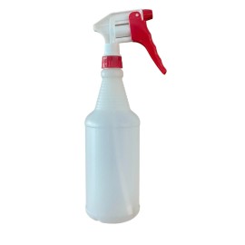 Unbranded Heavy Duty Empty Trigger Spray Bottles 32oz Chemical Resistant - ( 3 ) Spray Bottles No Mixing Scale