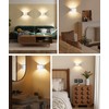 LOLEDS Battery Operated Wall Sconce, 5500mAh - 4 Pack Motion