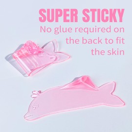 Lomansa Eyelash Lifting Pads, Lash Lifting Pads, Only for Perming Step 1, Ultra Thin and Sticky, Multiple Use as Eye Patches or Eyelash Lift Tape for the Salon (Pink)