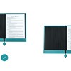 DELMON VARONE Certificate Folder in DIN A4 with Black Cord