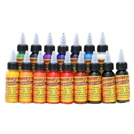 Unbranded Eternal Tattoo Ink Set 16 Colors Set 1oz 30ml Permanent See Professional 16pcs