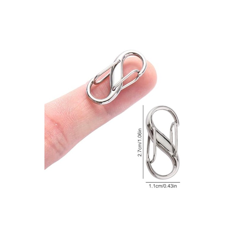 20 Pieces Anti-Theft Zipper Locks Zip Puller Replacement Zipper Pulls