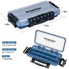 THKFISH Fishing Box Bait Box, 3400/3500/3600/3700 Fishing Tackle Box, Fishing