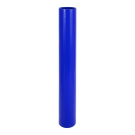 X AUTOHAUX X AUTOHAUX 1 Pcs 54mm/2.13" ID 500mm/19.69" Length 0 Degree Blue Car Silicone Hose Coolant Hose Universal