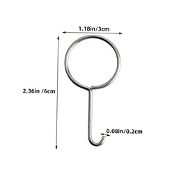 LIFKOME 10pcs Stainless Steel Drain Key Lifting Hooks Ergonomic Shower Drain Removal Tools for Easy Grate Lifting Cleaning Durable