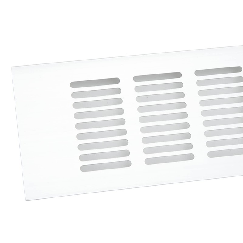 2 Pcs Air Vent Grille Aluminium Alloy Rectangular Ventilation Grill