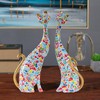 LIKEUDO Unique Resin Cat Statue for Cat Lovers - Perfect