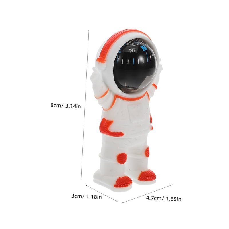 ULTECHNOVO Astronaut Car Compass Cute Dashboard Decoration Portable Auto Compass