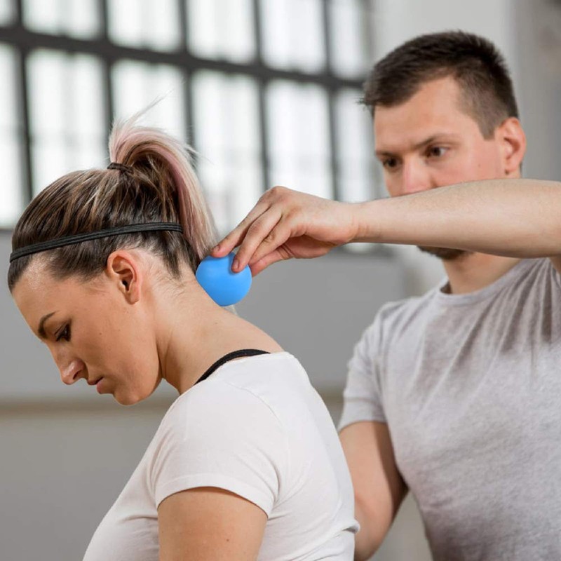 WOVTE Massage Ball Lacrosse Ball for Muscle Pain Shoulder Neck