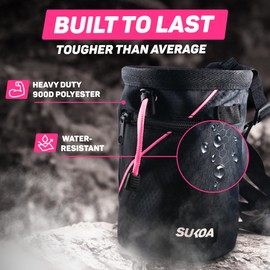 Chalk Bag for Rock Climbing - Rock Climbing Gifts Gear Accessories - Weight Lifting, Gym, Bouldering, Disc Golf, Wall, Rock Climbing Chalk Bag