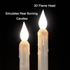 Meigic 6 Pcs Sensor Dawn to Dusk Window Candles, Flickering