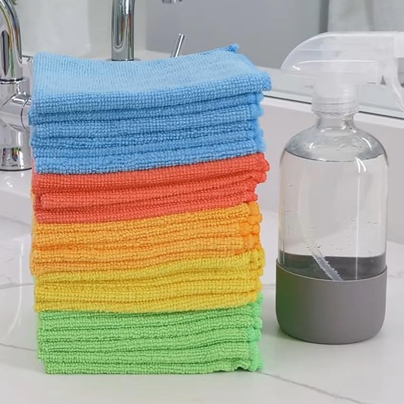 Microfibre Cleaning Cloths |12 Pack, Size: 32 x 32 cm,