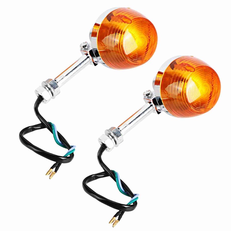 2PCS 12V Turn Signal Light 8mm Superior Durable Easy Install