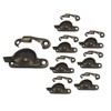 QCAA Zinc Die Cast Window Sash Lock, 2-7/16", Antique Brass,