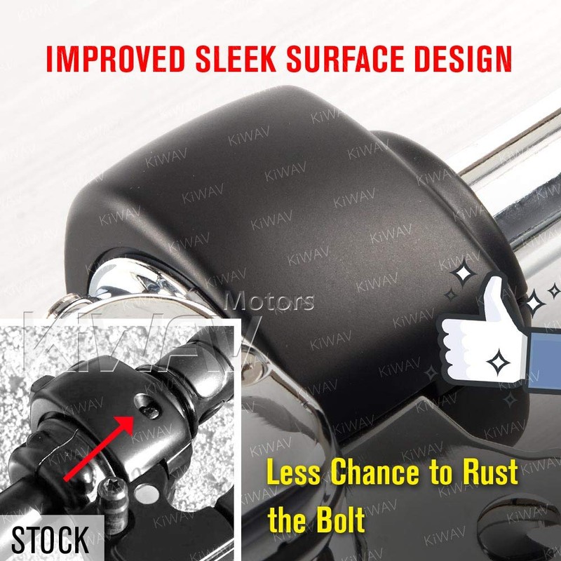 KiWAV Black Switch Housing compatible for Harley-Davidson '12-later Dyna Softail