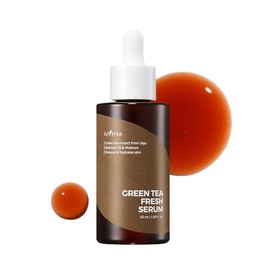 ISNTREE Suero Facial Green Tea Fresh Serum - Coreano con Té Verde de Jeju, Control de Grasa y Equilibrio de Hidratación, Piel Grasa, 50 ml